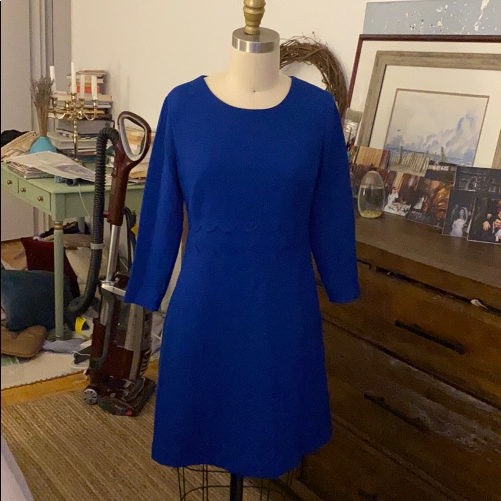 Banana republic blue mod dress